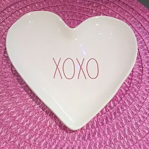 Rae Dunn Pink XOXO Heart Dish